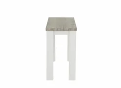 Wandtafel 138x45cm - decor - lariks & bruine eik