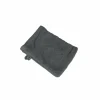 Washandje 15x21cm anthracite grey set van 2