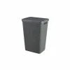Wasmand Jute 43x34x58,2cm grijs