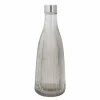 Waterfles Atla 1L - glas - grijs