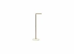 Wc-rolhouder Come Ø15,5x59,5cm - roestvrij staal & polystone - beige