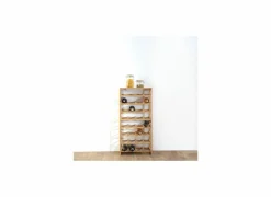 Wijnrek Linha 45x24x89cm - bamboe - naturel