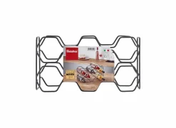 Wijnrek Smart Kitchen 43x12x22cm - metaal - zwart