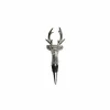 Wijnstop Kariboe H17cm - aluminium - zilver