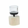 Windlicht Lorretta H15cm beige