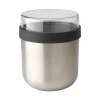Yoghurtbeker Make&Take 0,5L - staal - dark grey