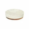 Zeepbakje Come Ø10,8cmx2,8cm - polystone - beige