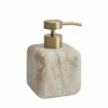 Zeeppompje Blake 8x8x13cm - natuursteen - zand & goud