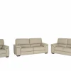 Zetel Aventi 2,5+2+1-zit - leder - grijs