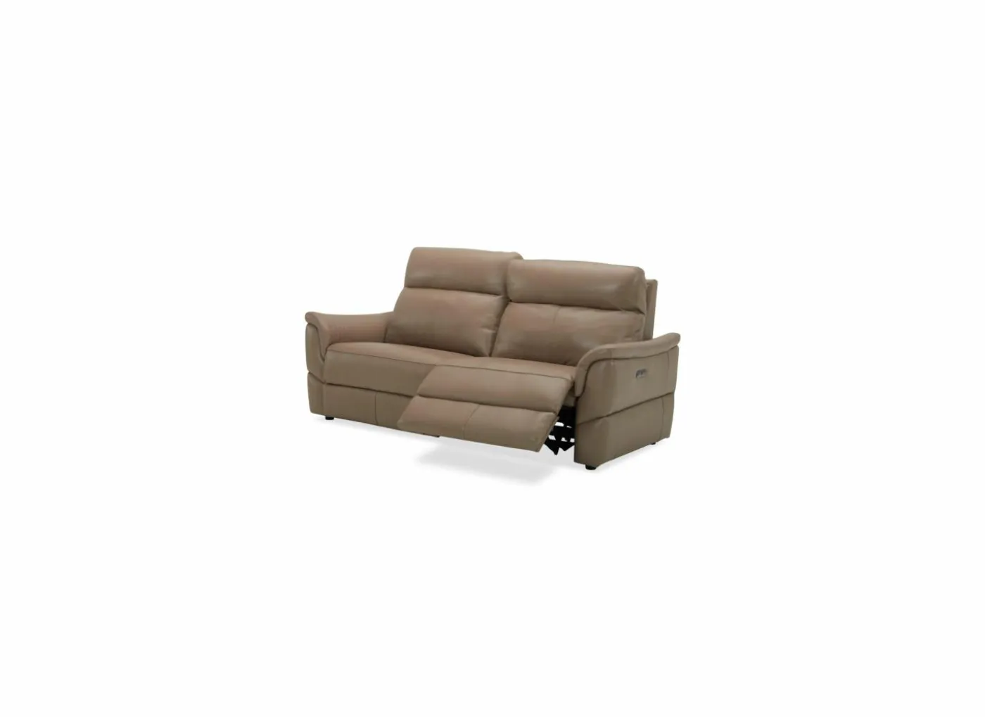 Zetel Back 3+2-zit - leder - camel met relax