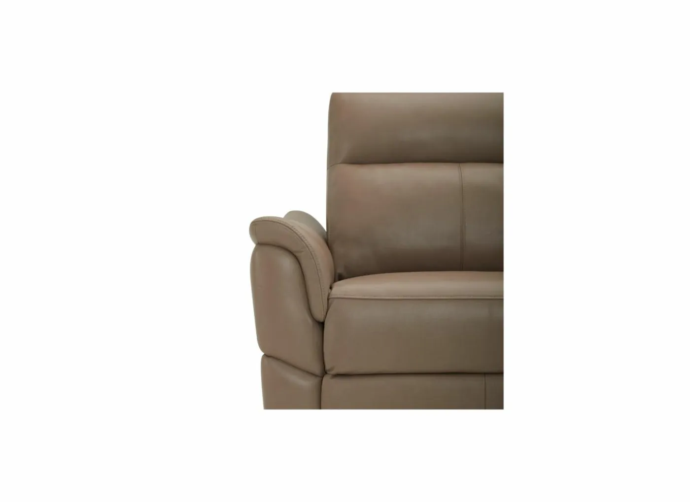 Zetel Back 3+2-zit - leder - camel met relax