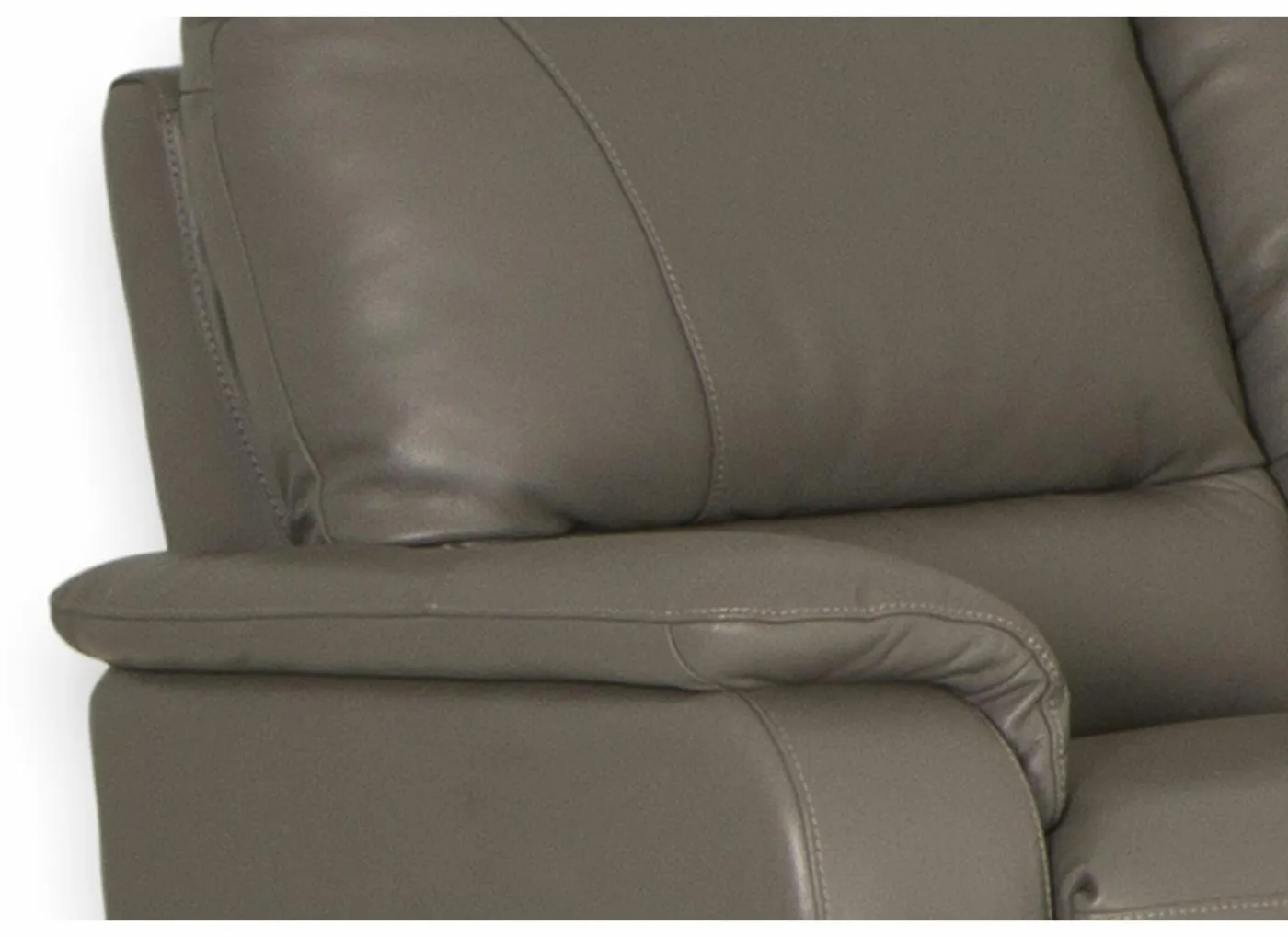Zetel Barbiero 2-zit - leder - elephant taupe