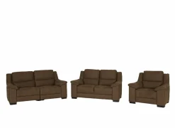 Zetel Berry 3+2+1-zit - stof - cognac met relax