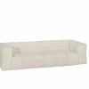 Zetel Bubble 4-zit - stof - wit