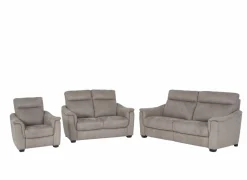 Zetel Centanni 2,5+2+1-zit - stof - grijs