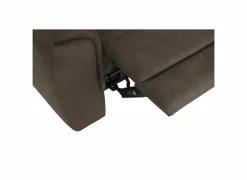 Zetel Cluny 3+2+1-zit - stof - bruingrijs met relax