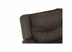 Zetel Cluny 3-zit - stof - bruingrijs met relax