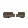 Zetel Cluny 3+2-zit - stof - grijsbruin met relax