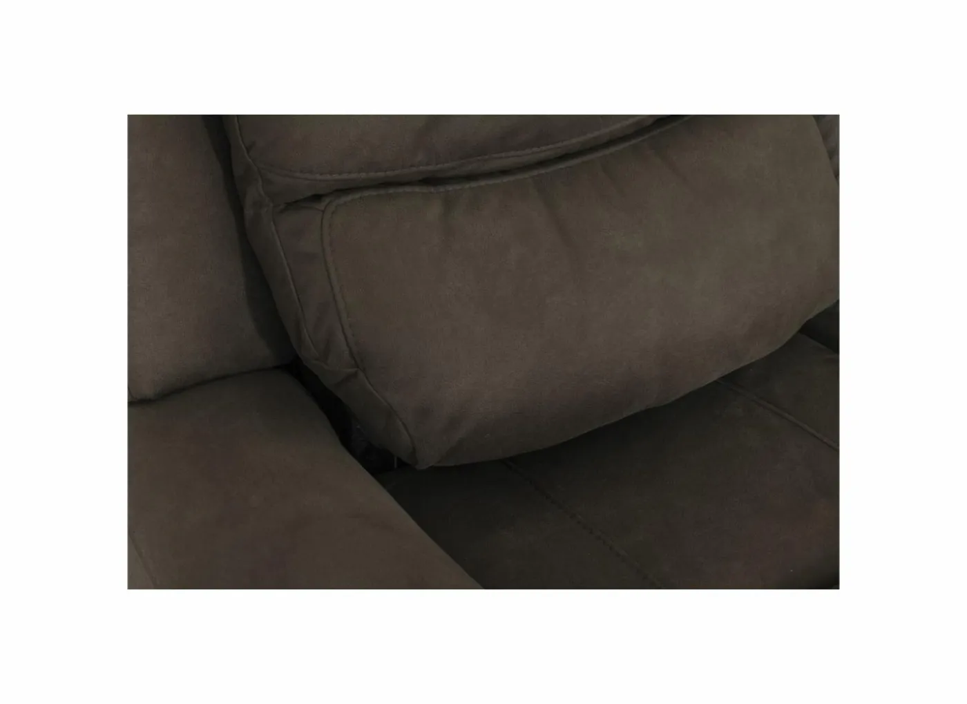 Zetel Cluny 3+2-zit - stof - grijsbruin met relax