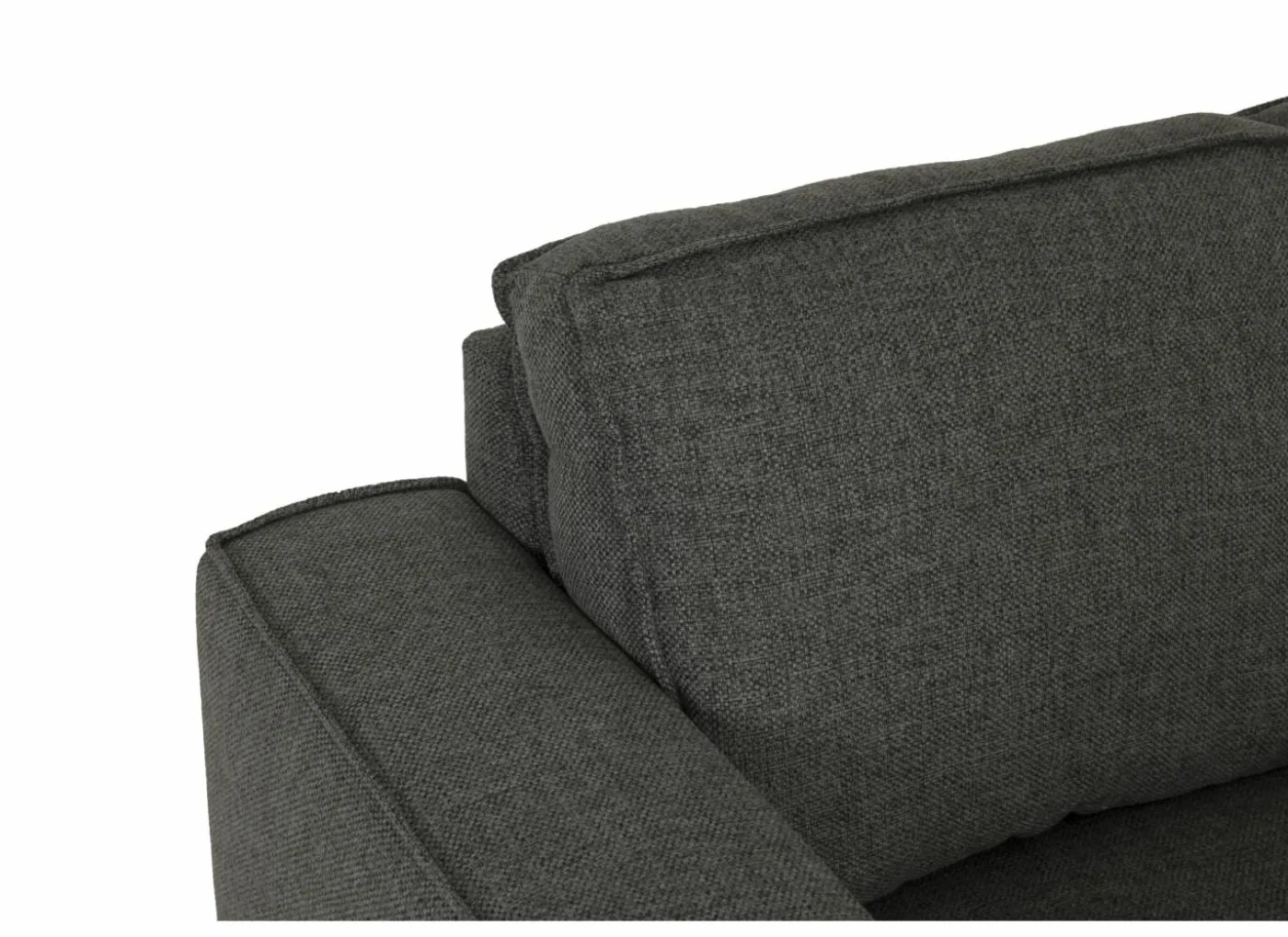 Zetel Colt 2-zit - stof - grijs