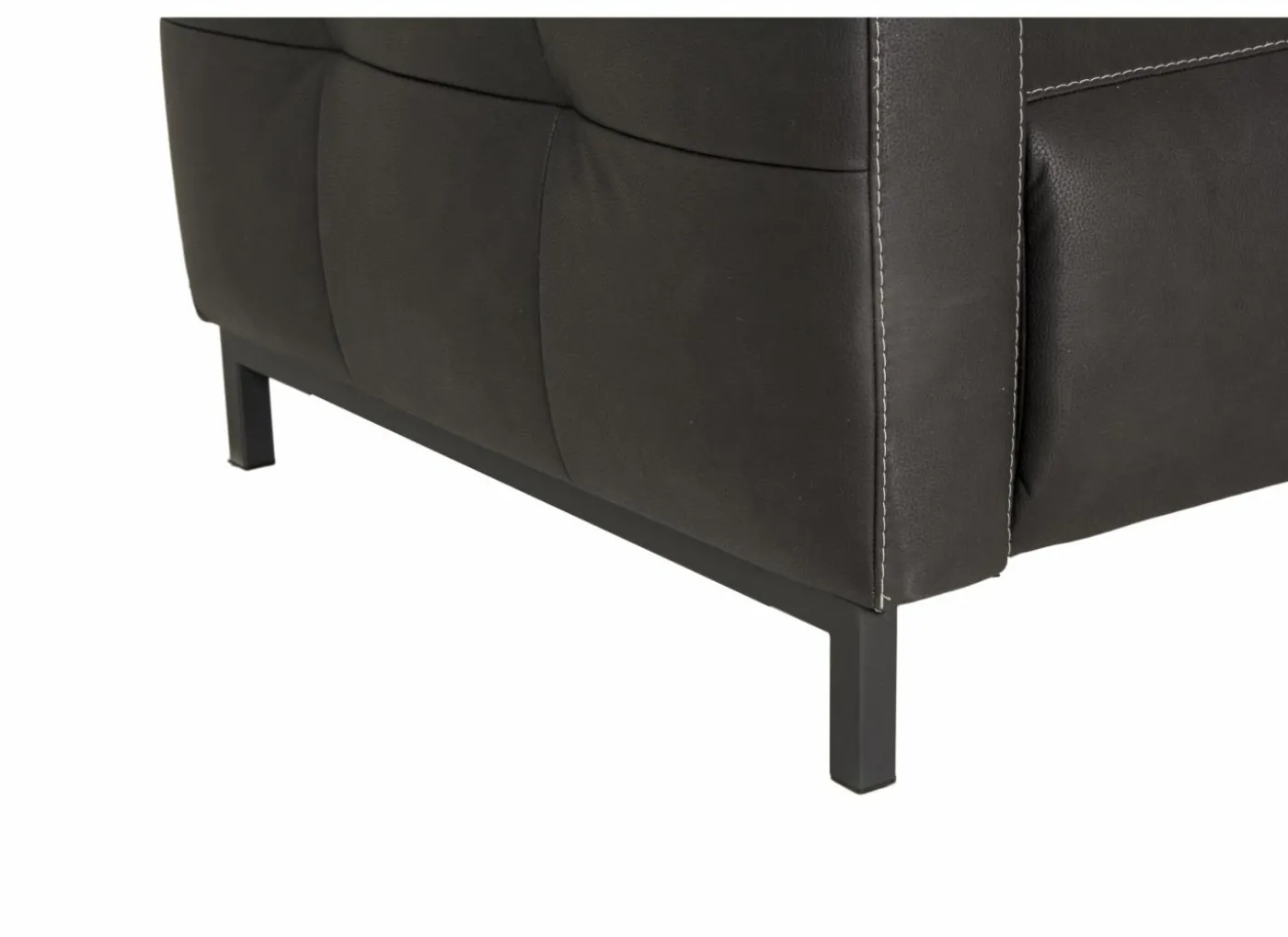 Zetel Dervaux 3+2-zit - stof - antraciet