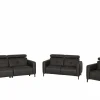 Zetel Dervaux 3+2+1-zit - stof - antraciet