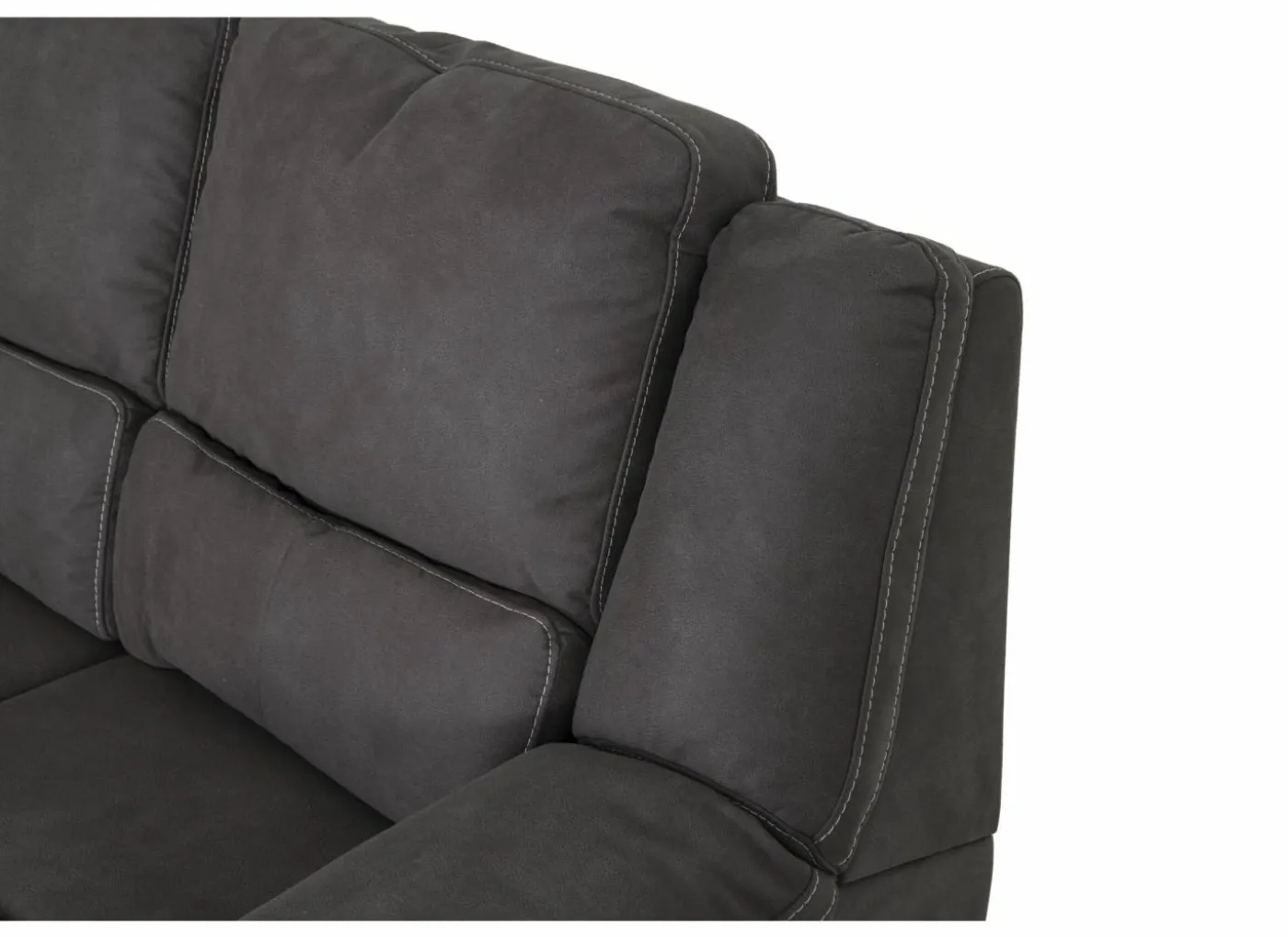 Zetel Elle 3+2-zit - stof - bruin met relax