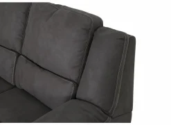 Zetel Elle 3+2+1-zit - stof - bruin met relax