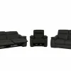 Zetel Final 2,5+2+1-zit - leder - shalegrey