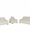 Zetel Grass 2,5+2+1-zit - leder - frost