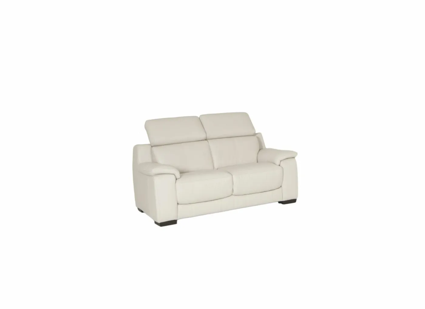 Zetel Grass 2-zit 166cm - leder - frost royal