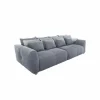Zetel Gulliver 4-zit - stof - lichtblauw