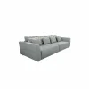 Zetel Gulliver 4-zit - stof - lichtblauw