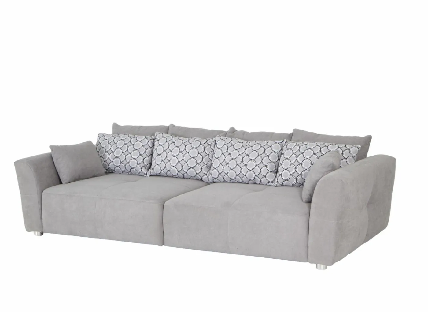 Zetel Gulliver 4-zit - stof - grijs