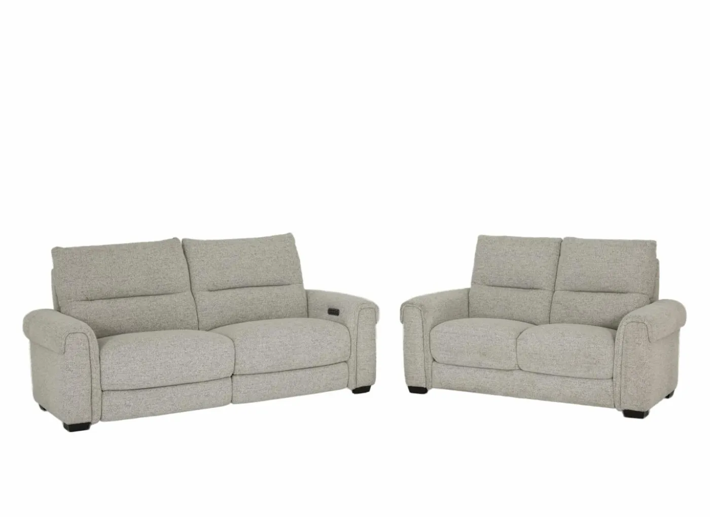 Zetel Hana 2,5+2-zit - stof - oyster met relax