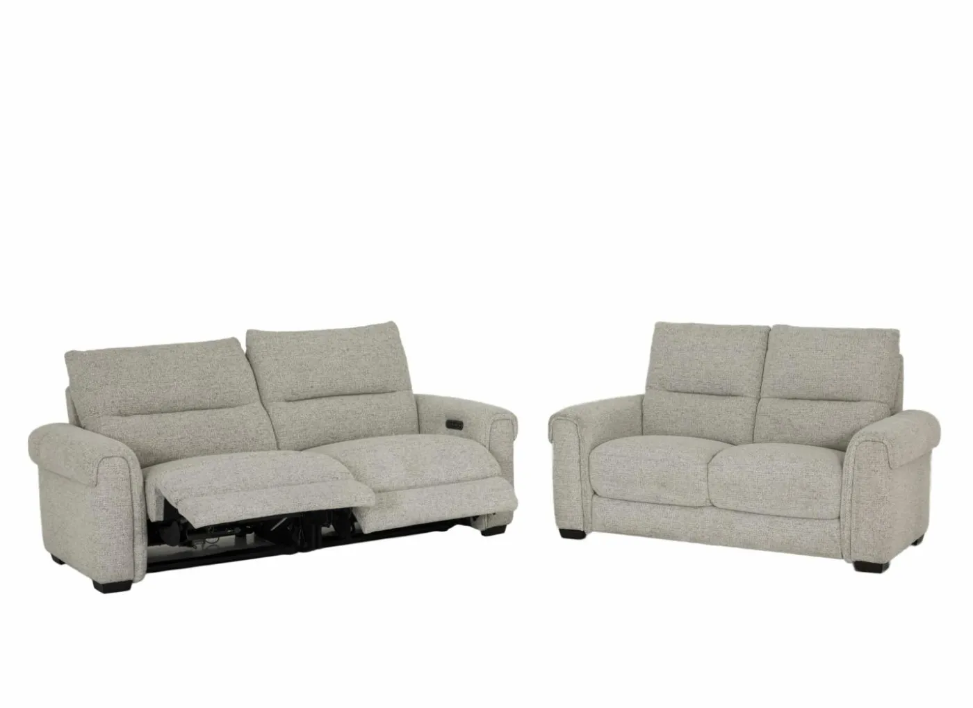 Zetel Hana 2,5+2-zit - stof - oyster met relax