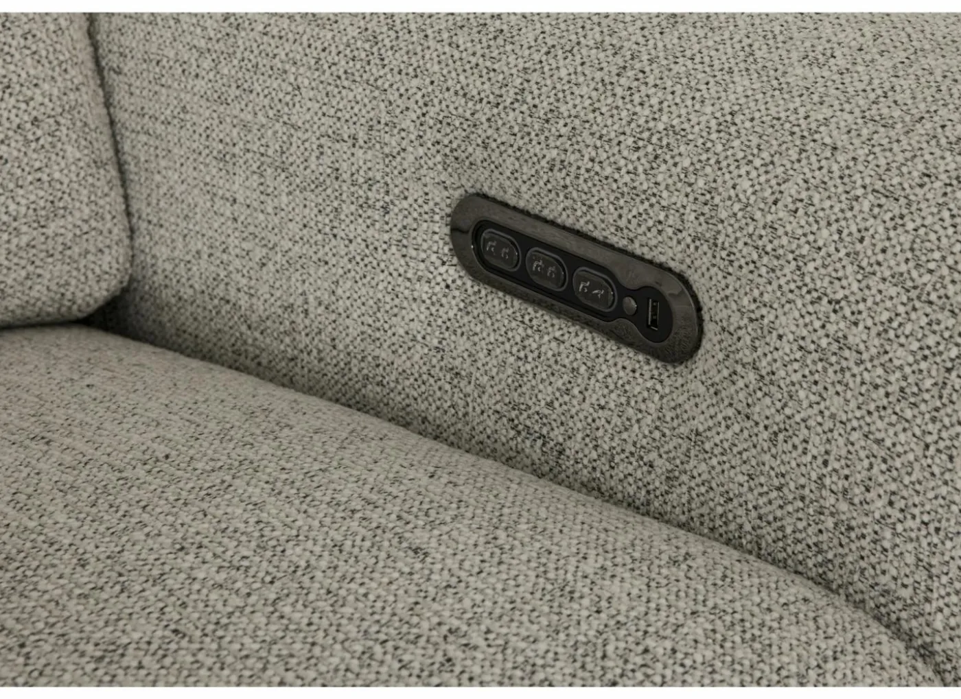 Zetel Hana 2,5+2-zit - stof - oyster met relax