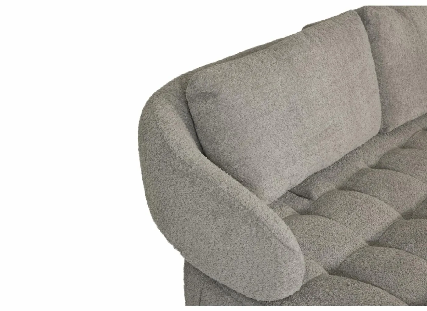 Zetel Lepanto 2,5-zit - stof - silver grey