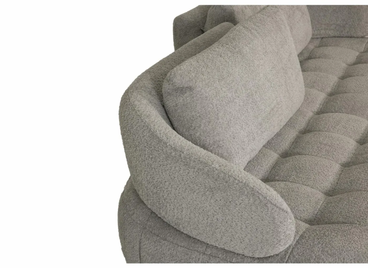 Zetel Lepanto 2,5-zit - stof - silver grey
