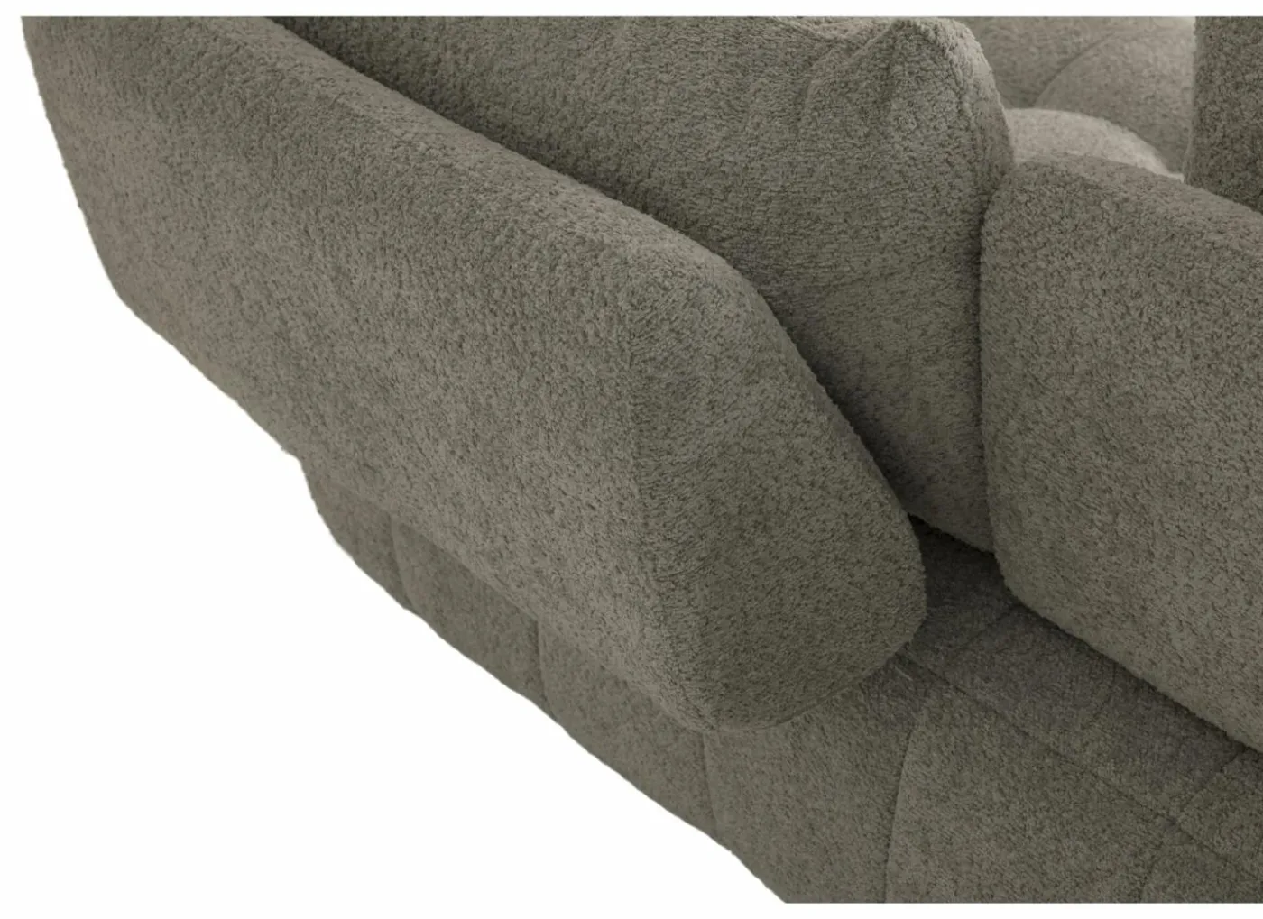 Zetel Lepanto 2,5-zit - stof - silver grey