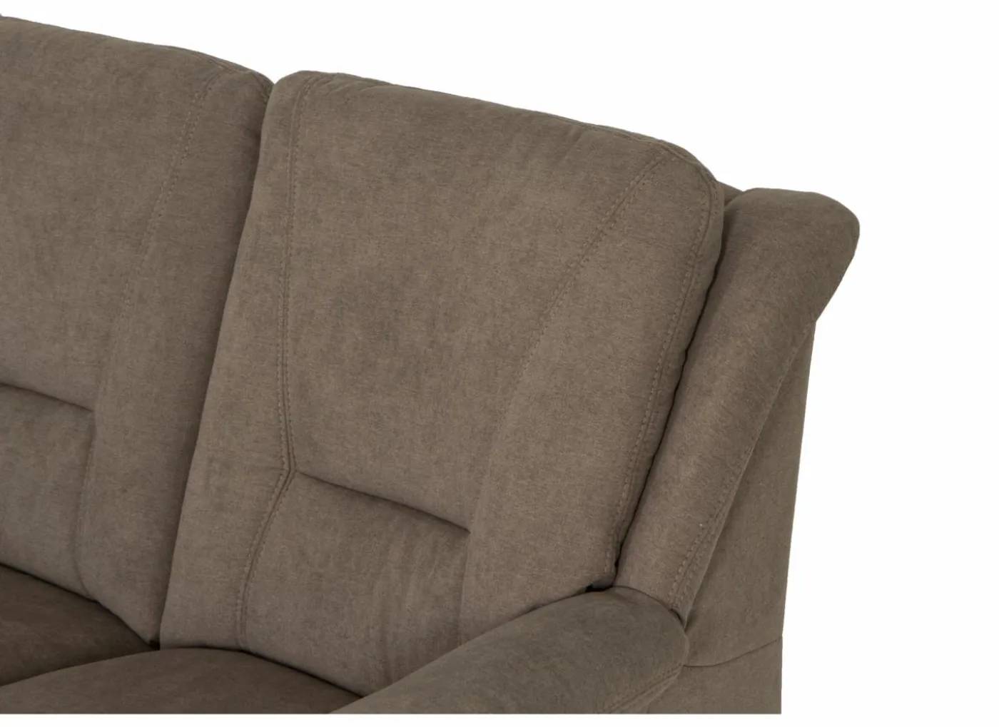 Zetel Marente 3+1+1-zit - stof - bruin
