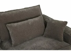 Zetel Marlon 3+2-zit - stof - bruin