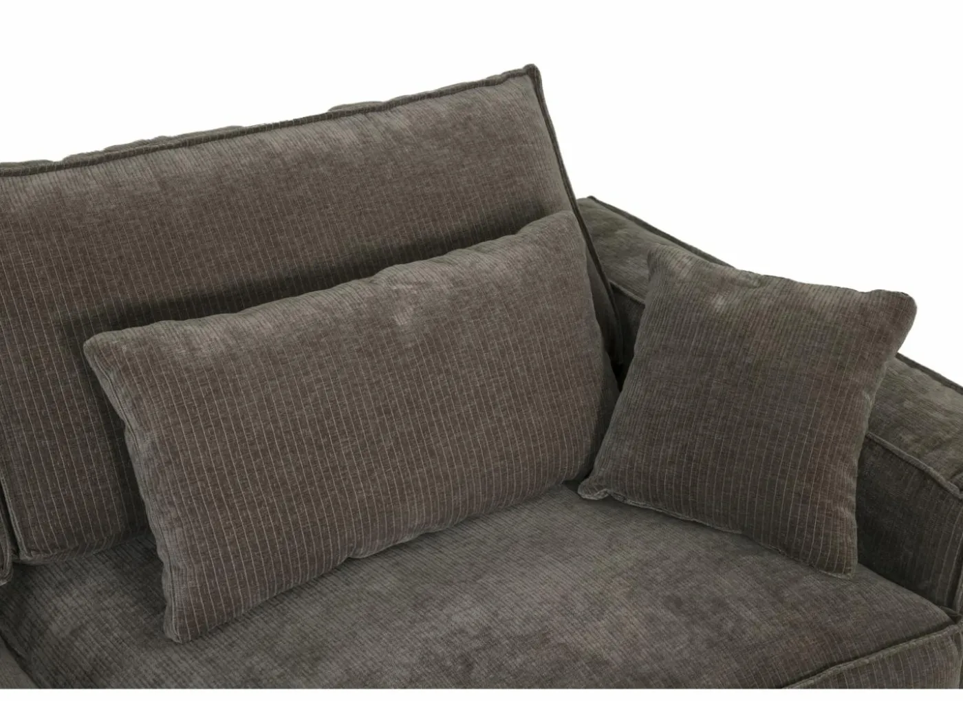 Zetel Marlon 3+1-zit - stof - bruin