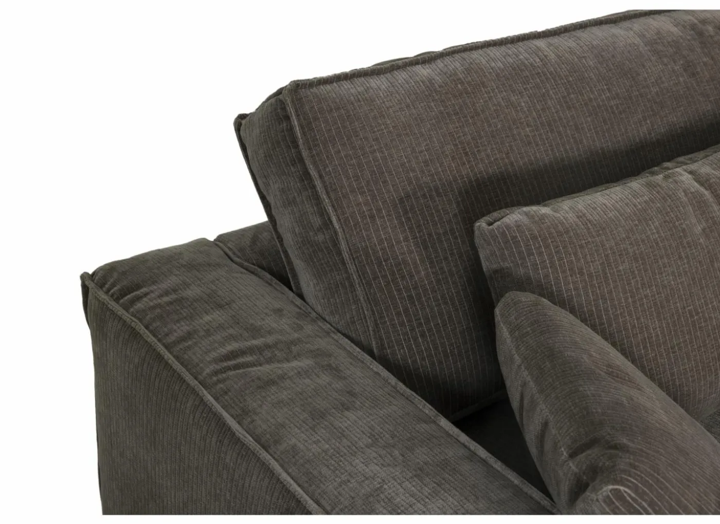 Zetel Marlon 3+1-zit - stof - bruin