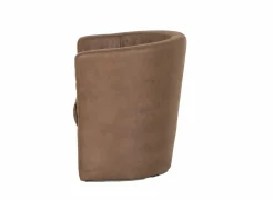 Zetel Mini Kuip 82x60x77cm - stof - cognac