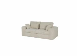 Zetel Monize 2-zit - stof - ecru