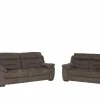 Zetel Neil 2,5+2-zit - stof - grijs met relax