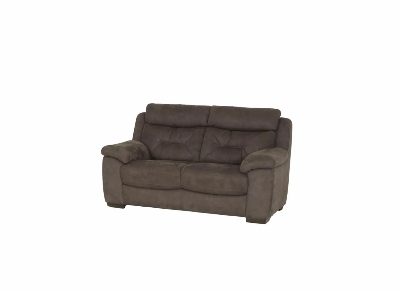 Zetel Neil 2-zit - stof - grijs