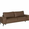 Zetel Nevada 3-zit - stof - bruin
