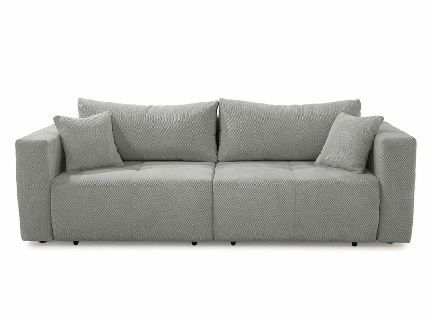Zetel Relax Bigsofa 4-zit - stof - lichtgrijs